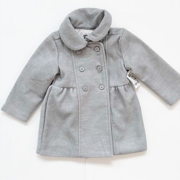 New Osh Kosh Gray Pea Coat - Picture 1 of 7